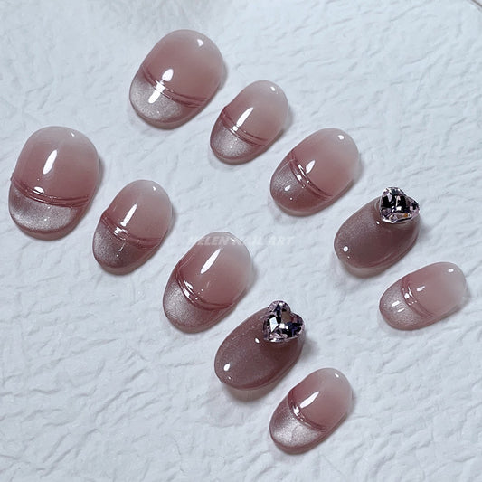 Icy Pink Princess | Extra Short Oval