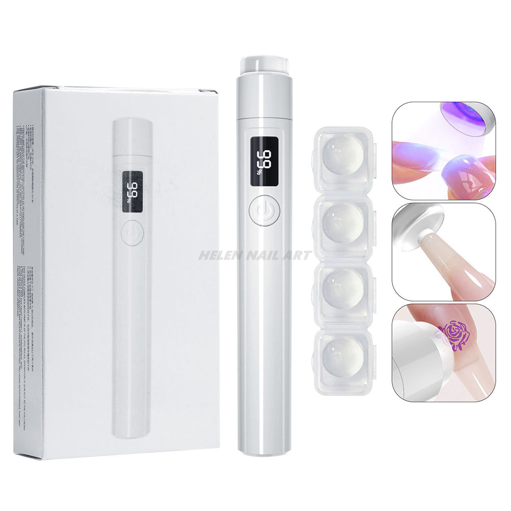 Mini Handheld UV LED Nail Lamp with Stand