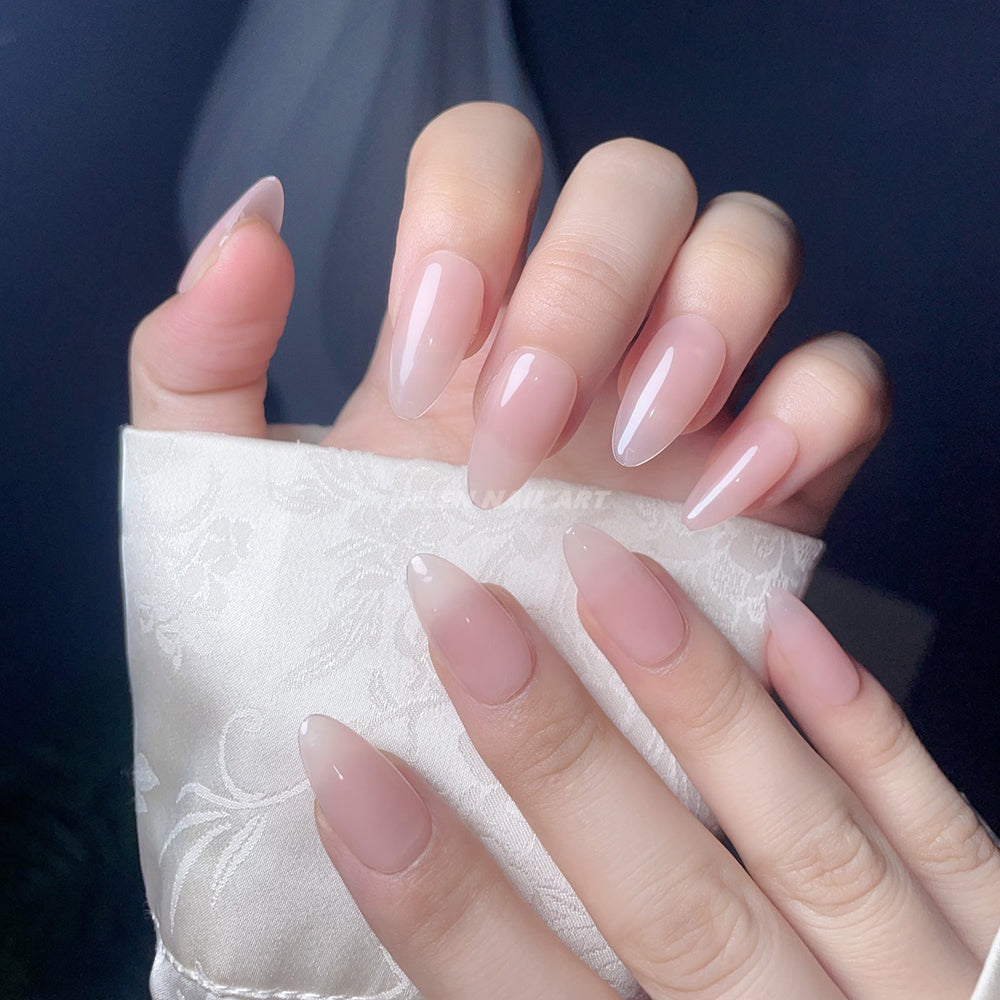 Nude Elegance | Almond Nails