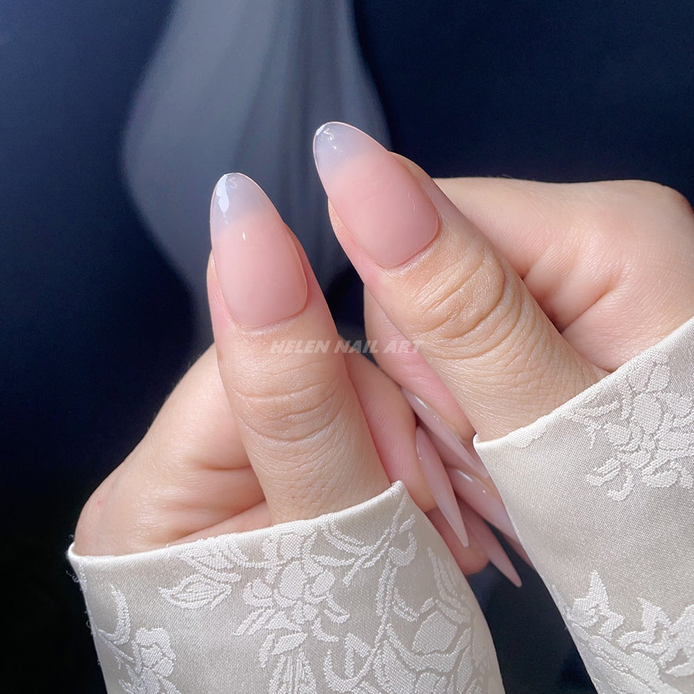 Nude Elegance | Almond Nails