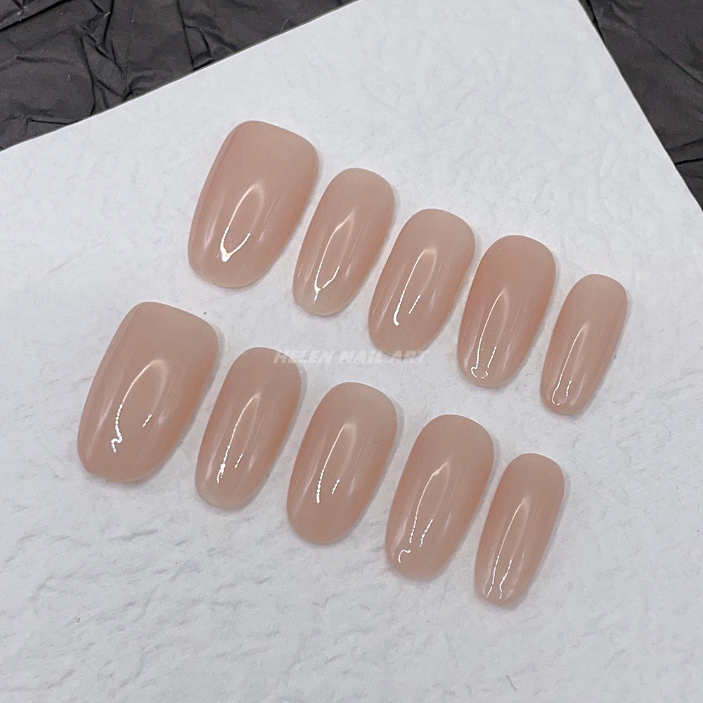 Nude Elegance | Short Oval